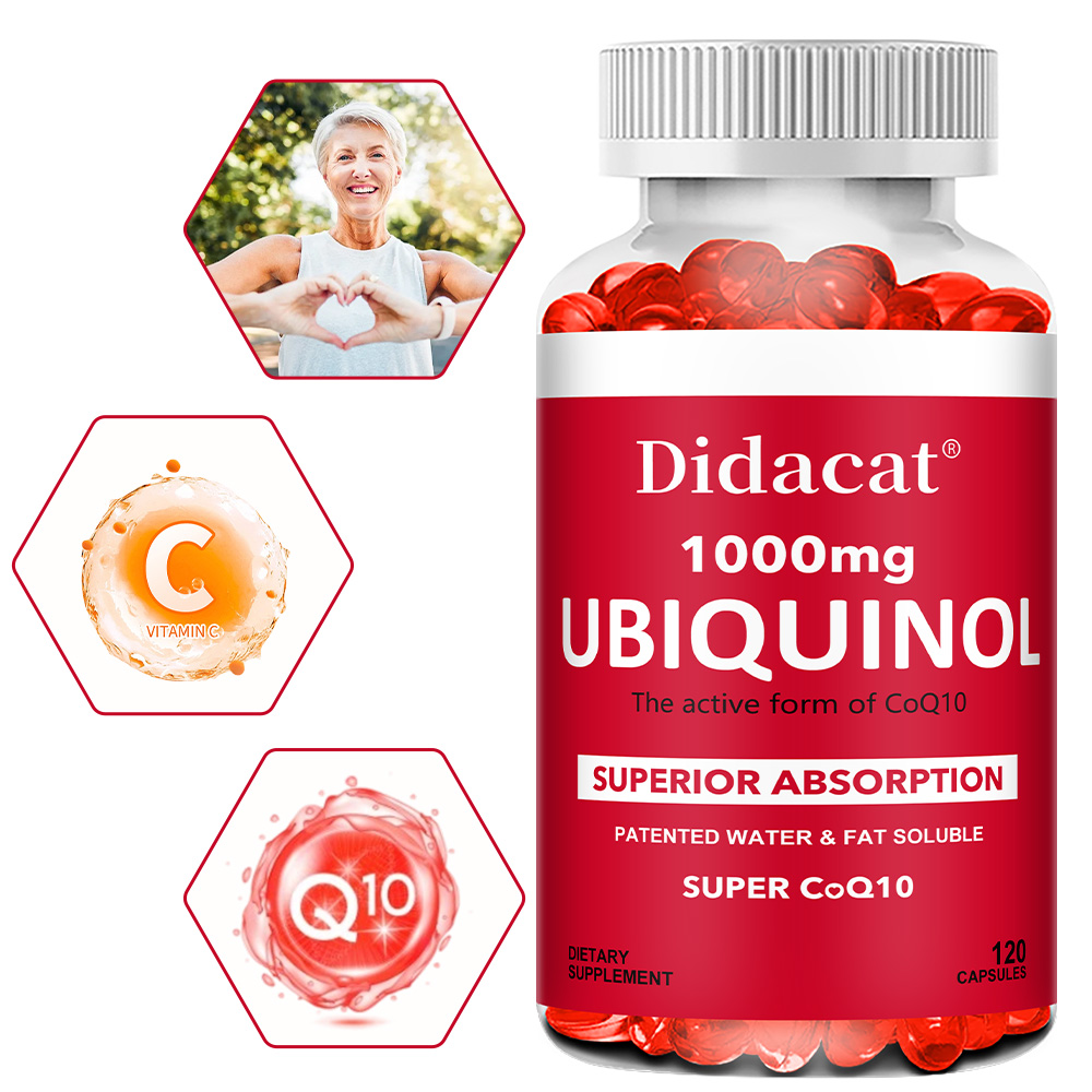 Coq10 Ubiquinol Softgel - Ubiquinol CoQ10 1000mg Softgels, Aktive Form,