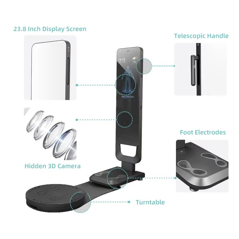 Nutrition Of Fitness - Smart Fitness Mirror Body Scanner Ernährungsanalysator