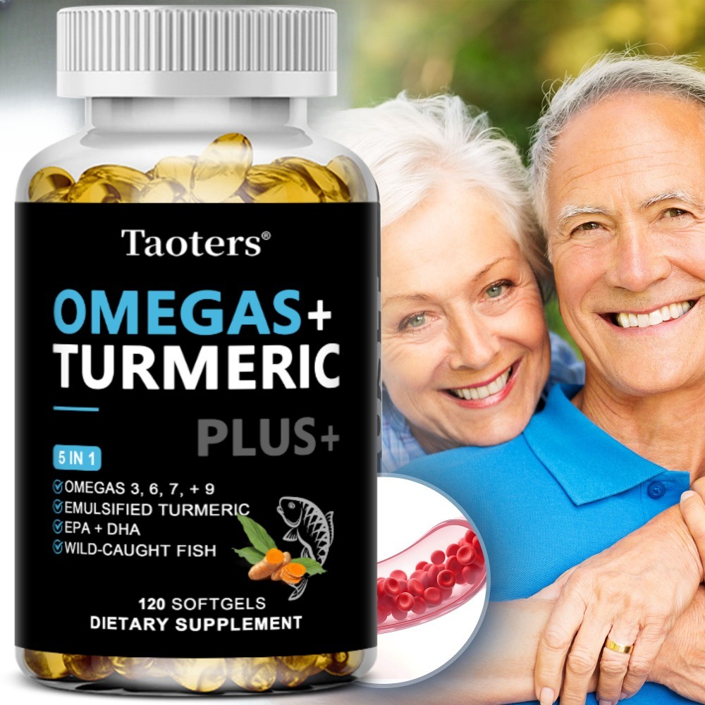 Turmeric Curcumin Capsule - Omega 3 6 9 Nahrungsergänzungsmittel Plus