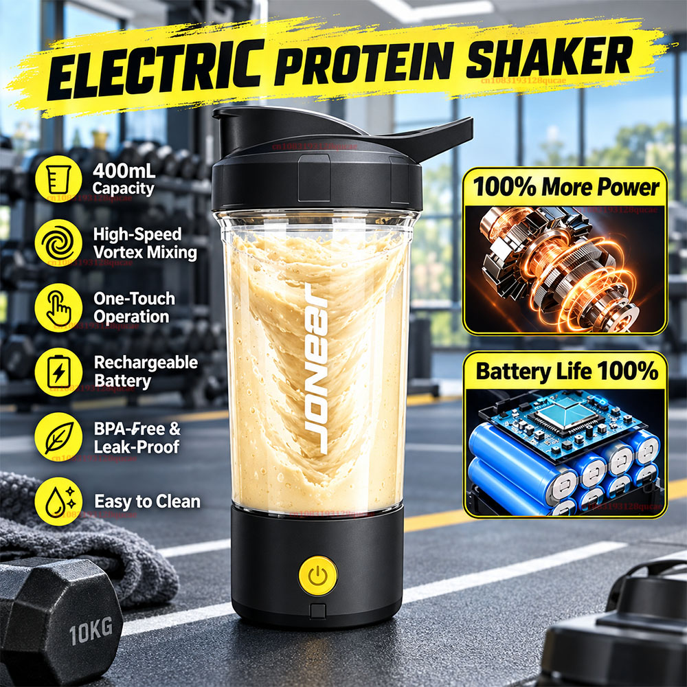 Nutrition And Fitness - 2026 Neue Elektrische Protein-Shaker-Flasche USB Automatischer