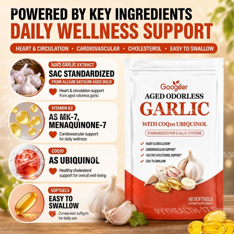 Googeer Aged Odorless Garlic S – Coq10 Ubiquinol Softgel Bewertung und Preis