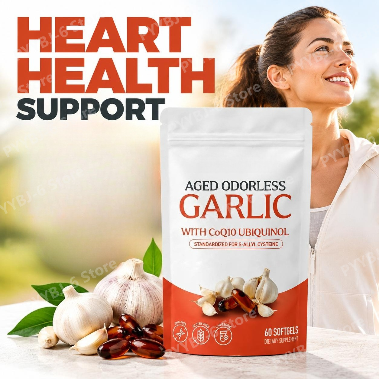 Geruchlose Knoblauch-Softgels  – Coq10 Ubiquinol Softgel Bewertung und Preis