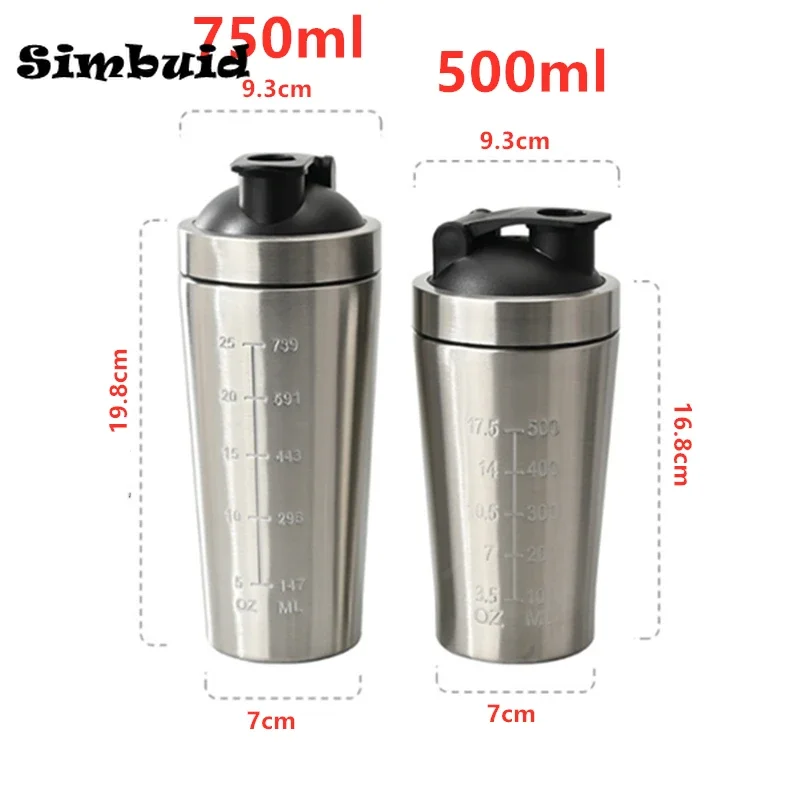 Edelstahl-Proteinpulver-Shaker – Nutrition And Fitness Bewertung und Preis